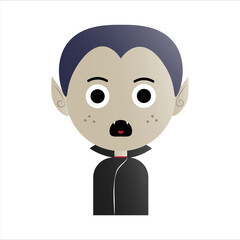 Cute Vampire Illustration
