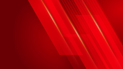 Obraz premium Abstract dark red background minimal with motion speed light, abstract creative digital futuristic technology background. Luxury background with game tech element. Vector illustration