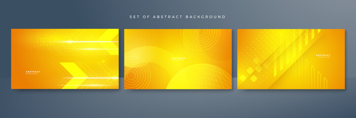 Abstract orange and yellow gradient design background. Futuristic trendy design posters. Creative and minimal gradient concepts. Vector graphic banner pattern presentation background web template.