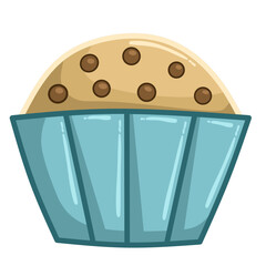 illustration drawing cup cake and white background