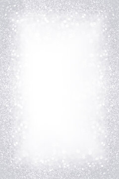 Silver white glitter sparkle diamond background or winter bling sparkle