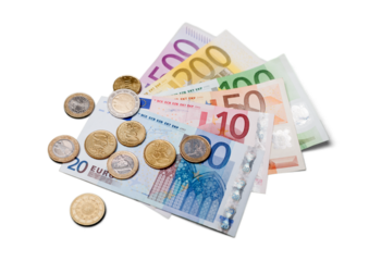 Euro Bills and Coins