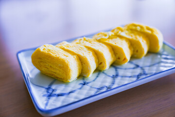 玉子焼き は 朝食 の 卵料理 の 定番　【 和食 の イメージ 】