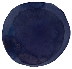 Dark blue watercolor circle texture