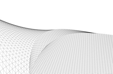 abstract geometric shape 3d illustration