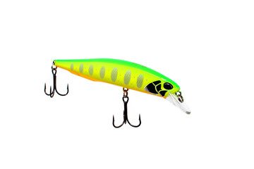 Light green wobbler for sport fishing