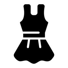 dress glyph icon