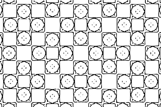 Ein filigranes Muster aus Pluszeichen, Quadraten, Kreisen und Punkten - als Hintergrund oder &Uuml;berlagerung