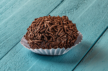 BRIGADEIRO: one of the most typical sweets of Brazilian cuisine based on chocolate and condensed milk