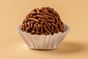 BRIGADEIRO: one of the most typical sweets of Brazilian cuisine based on chocolate and condensed milk