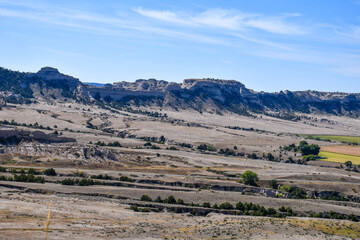 Rock formation, Scotts Bluff National Monument, Gering, Nebraska