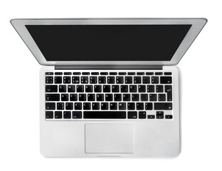 Fototapeta na wymiar Laptop computer pc on white background