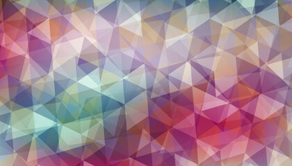 Geometric bright abstract background. Crumpled paper. Background design for magazine, book, banner. Vector.