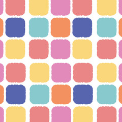 square soft color seamless pattern