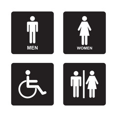 wc toilet vector icon