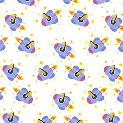 Collection of cute animal character patterns suitable for textile design