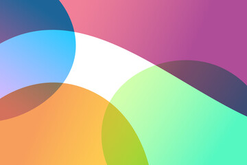abstract colorful background with circles