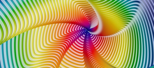 Colorful flowing liquid thermal waves abstract background