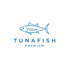 Obraz na płótnie Canvas Tuna fish logo, seafood logo design inspiration
