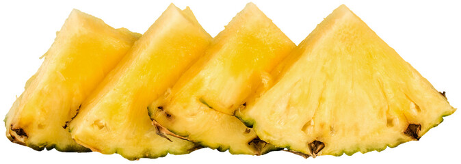 Fresh pineapple chunks