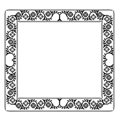 Frame, in the style of an ornament, Vector illustration eps 10, Art.	
