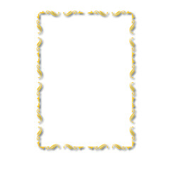 Frame, in the style of an ornament, Vector illustration eps 10, Art.	