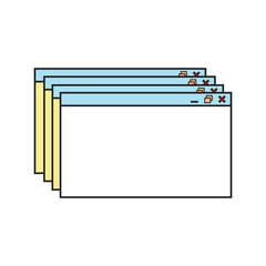 Computer Screen Illustration