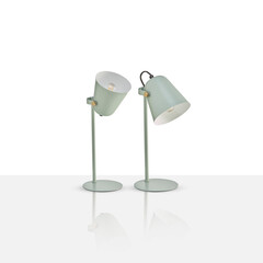 table lamp, reading, decorate the bedroom isolated on white background with clipping path