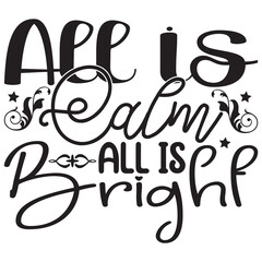 Obraz premium All is Calm All is Bright