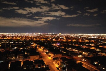 Vegas night skyline
