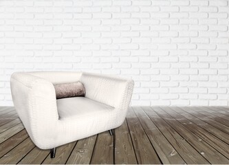 Elegant modern sofa or armchair furniture