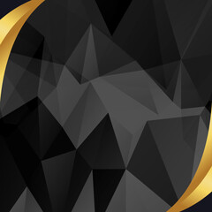 black gold color luxury diamond pattern background