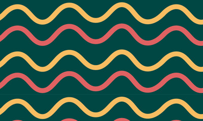 Background pattern seamless geometric line abstract yellow, red, green color vector.	