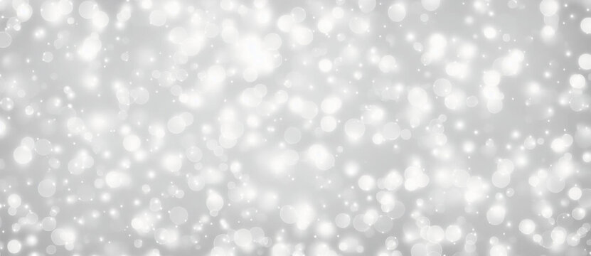 Bokeh Concept Celebration Background White Sparkling Bubbles , Digital Artwork, Concept Art