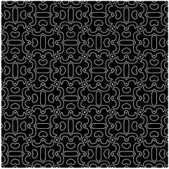 Fototapeta na wymiar Design seamless monochrome geometric pattern. Abstract background. Vector art.Perfect for site backdrop, wrapping paper, wallpaper, textile and surface design. 