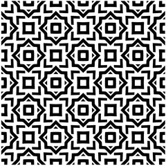 Design seamless monochrome geometric pattern. Abstract background. Vector art.Perfect for site backdrop, wrapping paper, wallpaper, textile and surface design. 