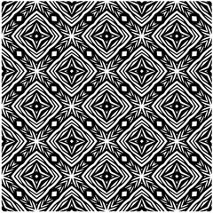 Design seamless monochrome geometric pattern. Abstract background. Vector art.Perfect for site backdrop, wrapping paper, wallpaper, textile and surface design. 