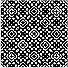 Design seamless monochrome geometric pattern. Abstract background. Vector art.Perfect for site backdrop, wrapping paper, wallpaper, textile and surface design. 