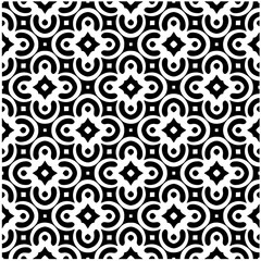 Design seamless monochrome geometric pattern. Abstract background. Vector art.Perfect for site backdrop, wrapping paper, wallpaper, textile and surface design. 