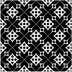 Design seamless monochrome geometric pattern. Abstract background. Vector art.Perfect for site backdrop, wrapping paper, wallpaper, textile and surface design. 