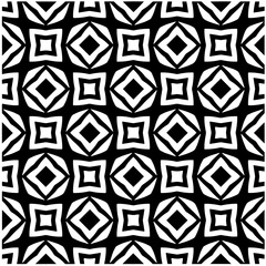 Design seamless monochrome geometric pattern. Abstract background. Vector art.Perfect for site backdrop, wrapping paper, wallpaper, textile and surface design. 