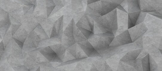 shape. Distorted low poly backdrop with sharp lines. - obrazy, fototapety, plakaty