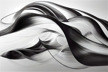 Black and white swirling background
