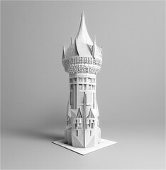Obraz premium Castle mockup