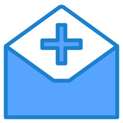 Add email blue style icon