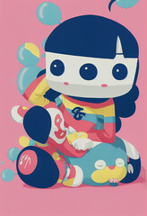 Cute Anime Girl portrait