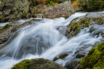 Scenery of brook in Dill valley, High Tatras mountain, Slovakia
