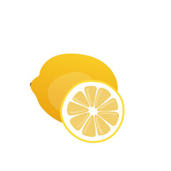 Fresh lemon icon