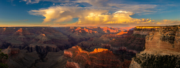 Grand Canyon National Park at sunset