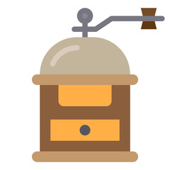 Obraz premium Grinder flat style icon